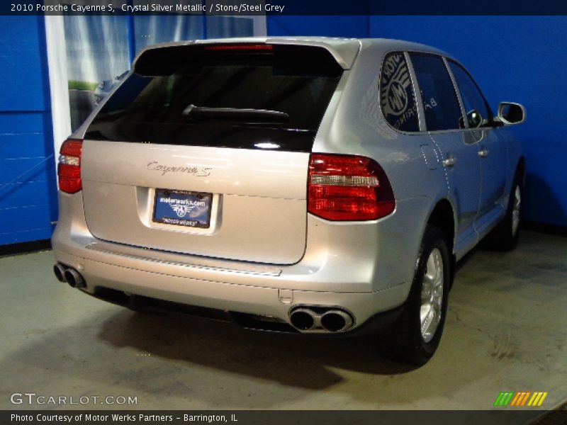 Crystal Silver Metallic / Stone/Steel Grey 2010 Porsche Cayenne S