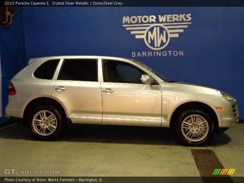 Crystal Silver Metallic / Stone/Steel Grey 2010 Porsche Cayenne S