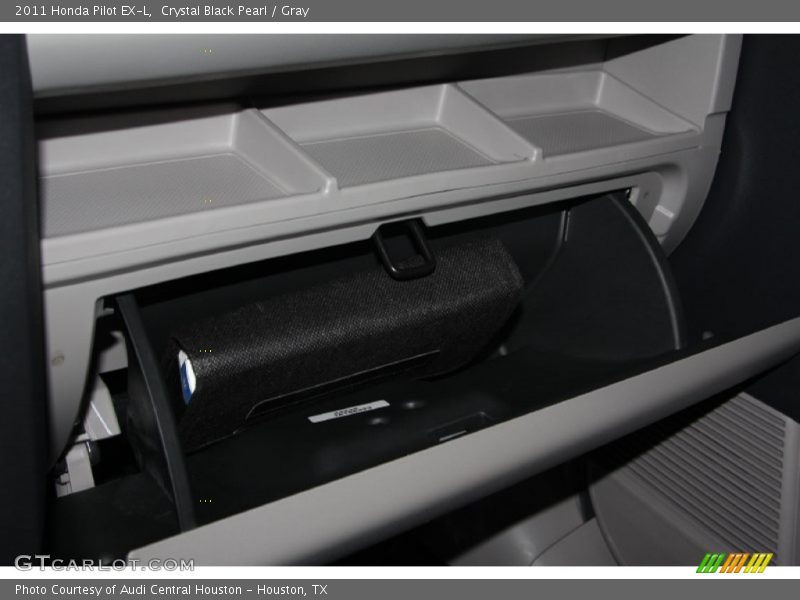 Crystal Black Pearl / Gray 2011 Honda Pilot EX-L