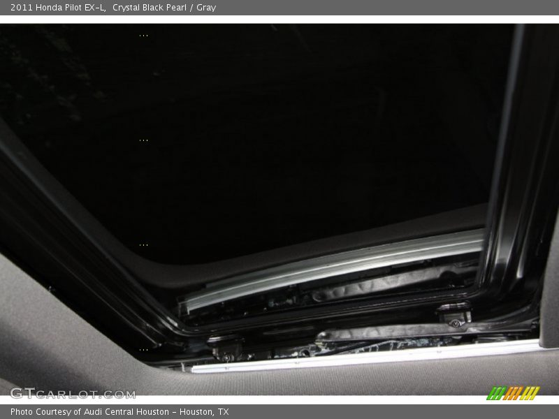 Crystal Black Pearl / Gray 2011 Honda Pilot EX-L