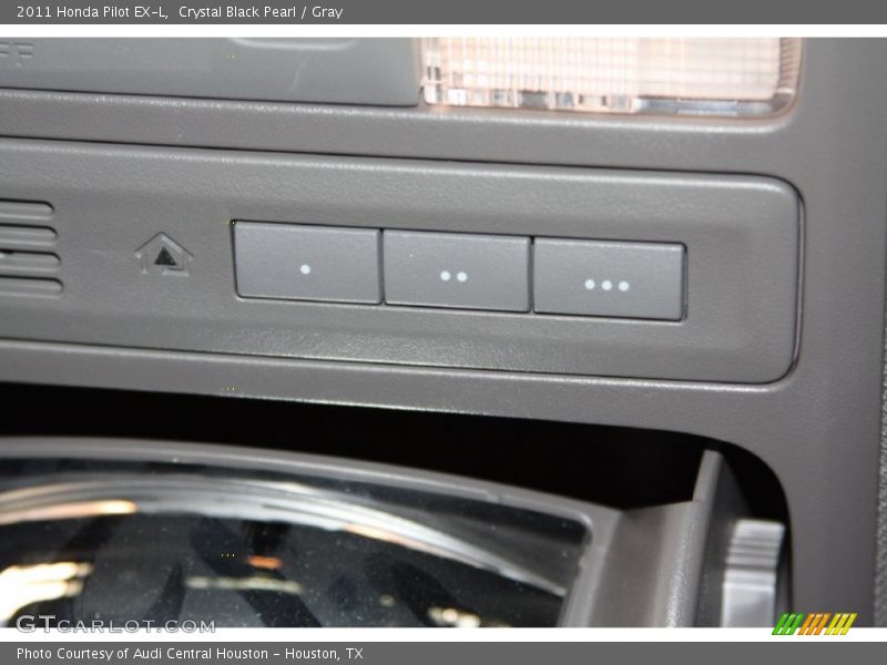 Crystal Black Pearl / Gray 2011 Honda Pilot EX-L