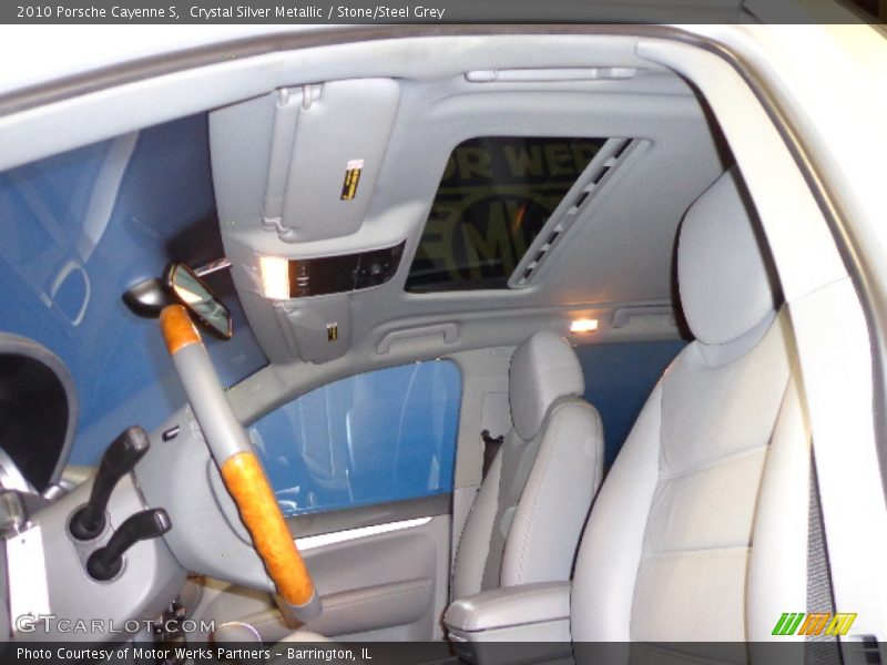 Crystal Silver Metallic / Stone/Steel Grey 2010 Porsche Cayenne S