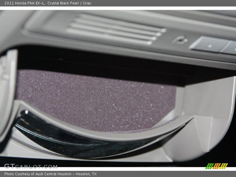 Crystal Black Pearl / Gray 2011 Honda Pilot EX-L