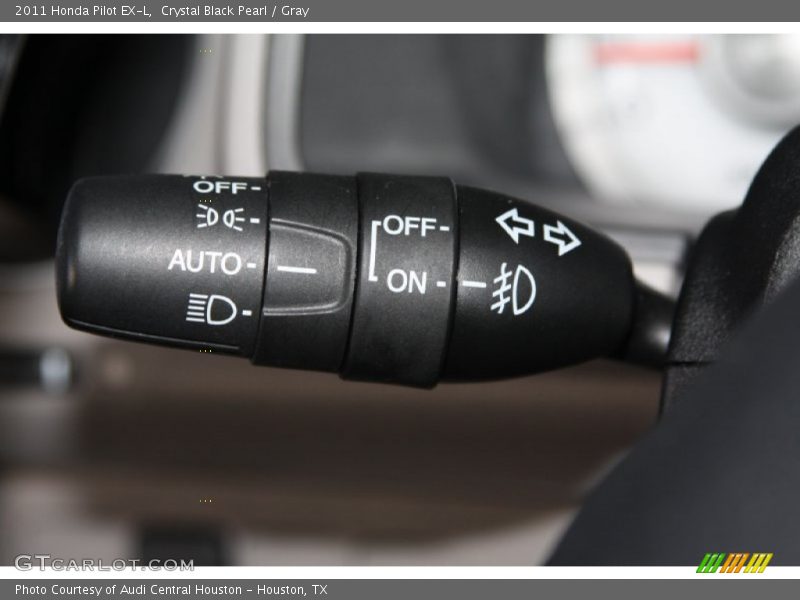 Crystal Black Pearl / Gray 2011 Honda Pilot EX-L