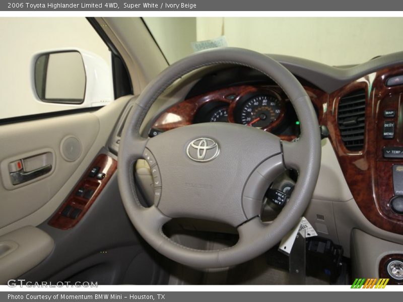 Super White / Ivory Beige 2006 Toyota Highlander Limited 4WD