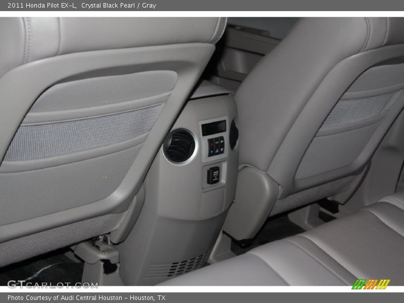 Crystal Black Pearl / Gray 2011 Honda Pilot EX-L