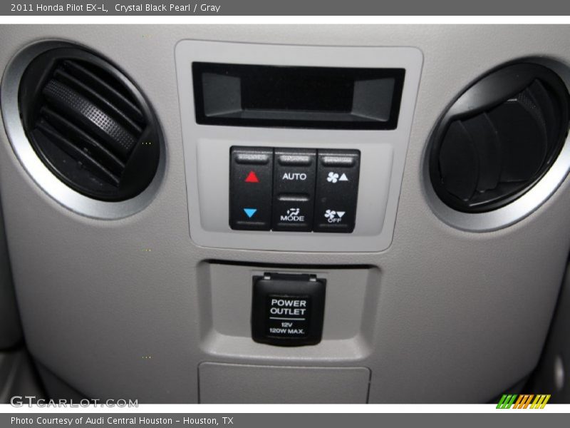 Crystal Black Pearl / Gray 2011 Honda Pilot EX-L
