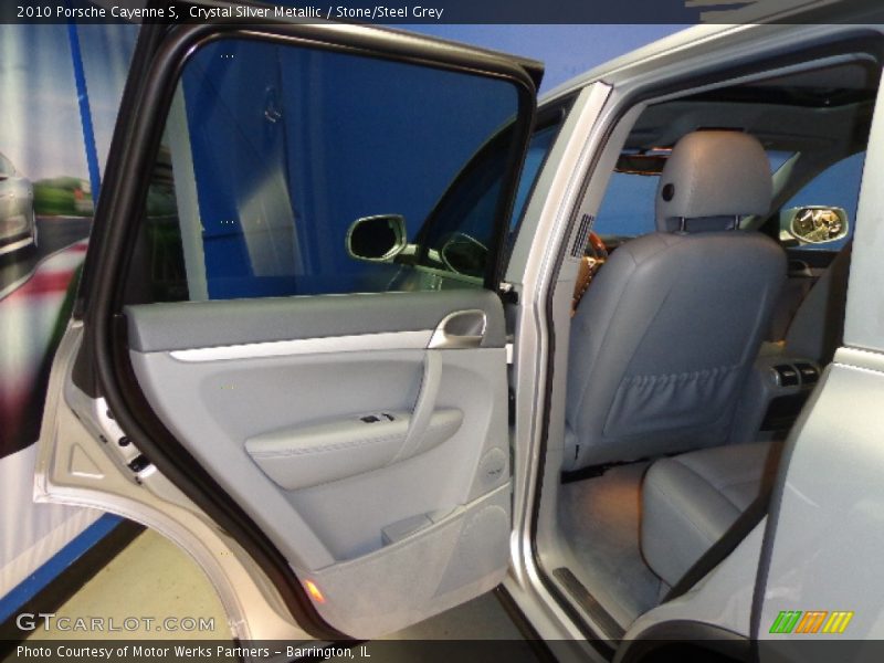Crystal Silver Metallic / Stone/Steel Grey 2010 Porsche Cayenne S