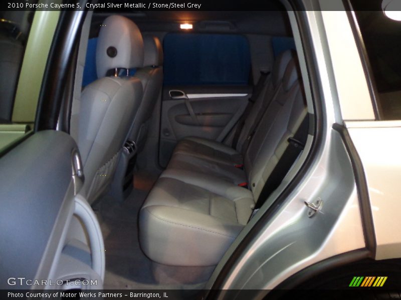 Crystal Silver Metallic / Stone/Steel Grey 2010 Porsche Cayenne S