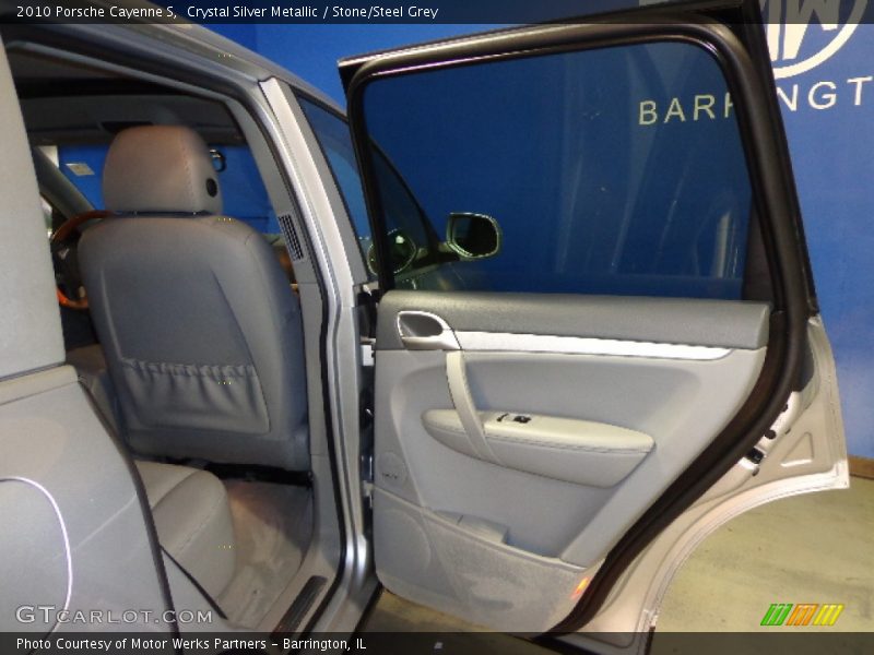 Crystal Silver Metallic / Stone/Steel Grey 2010 Porsche Cayenne S