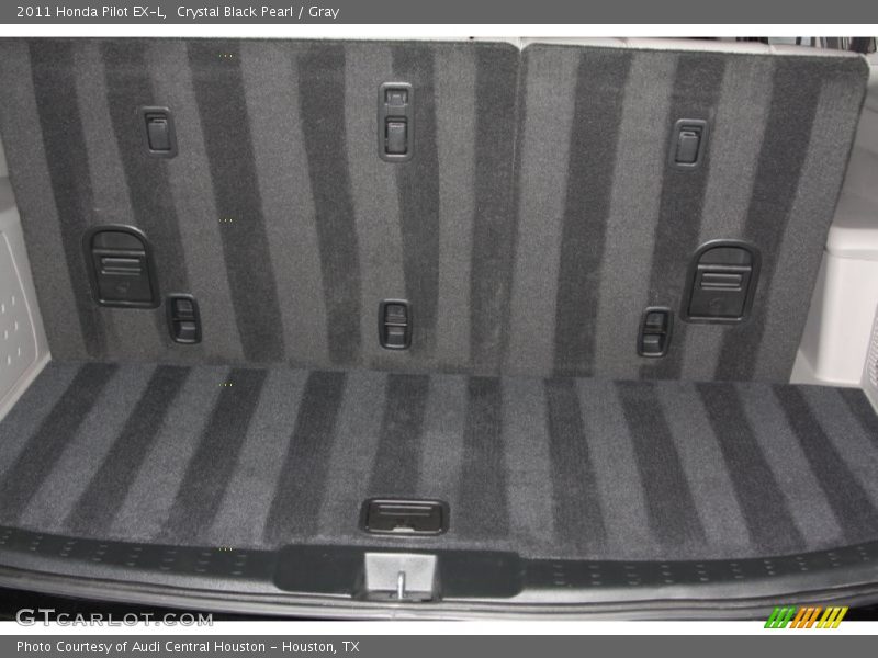 Crystal Black Pearl / Gray 2011 Honda Pilot EX-L