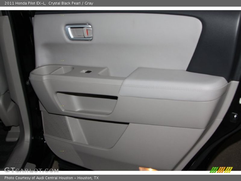 Crystal Black Pearl / Gray 2011 Honda Pilot EX-L