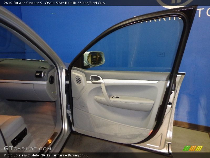 Crystal Silver Metallic / Stone/Steel Grey 2010 Porsche Cayenne S