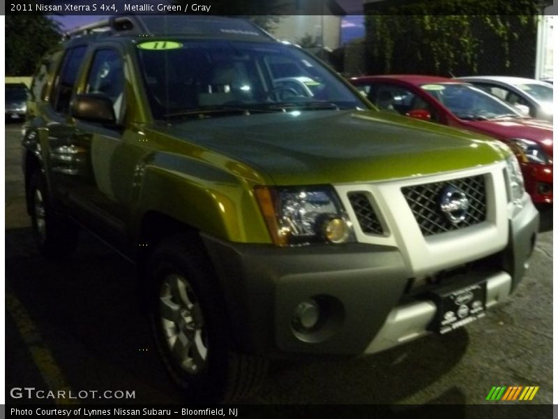 Metallic Green / Gray 2011 Nissan Xterra S 4x4