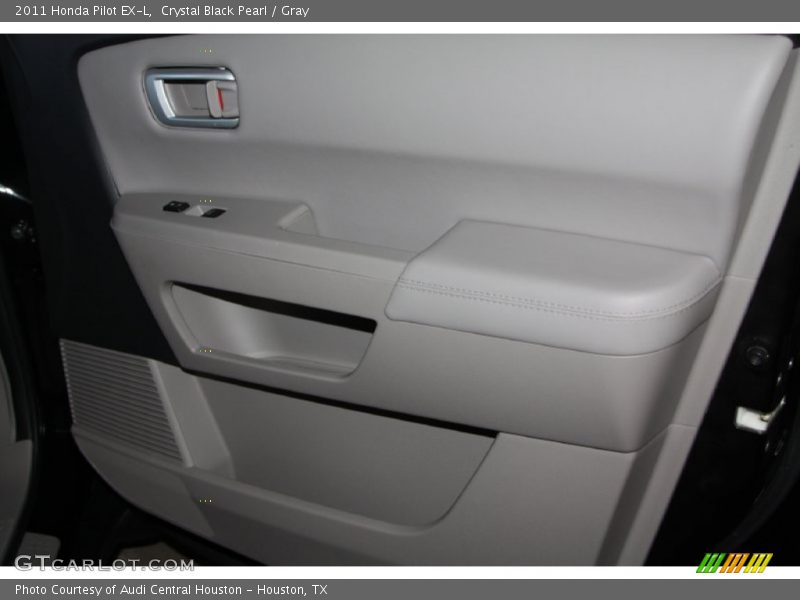 Crystal Black Pearl / Gray 2011 Honda Pilot EX-L