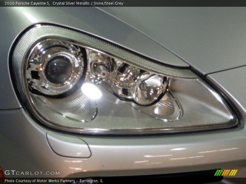 Crystal Silver Metallic / Stone/Steel Grey 2010 Porsche Cayenne S
