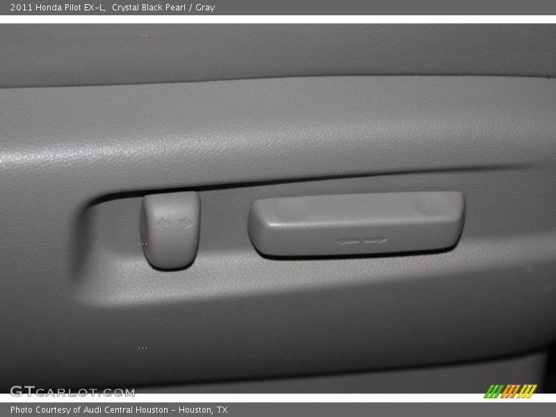 Crystal Black Pearl / Gray 2011 Honda Pilot EX-L