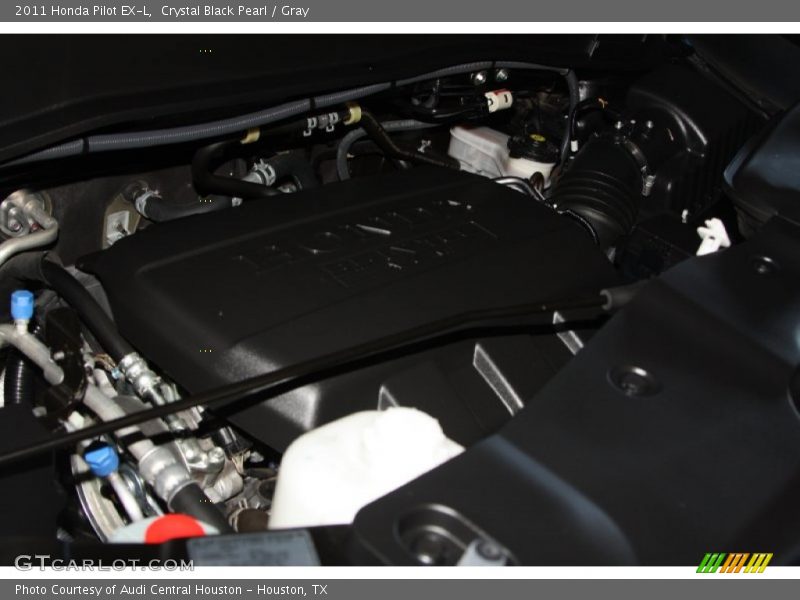 Crystal Black Pearl / Gray 2011 Honda Pilot EX-L