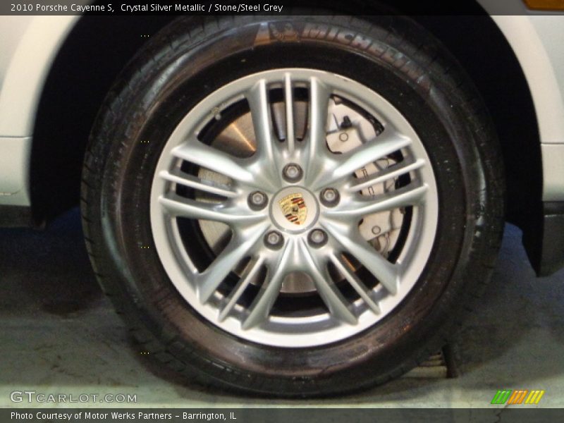 Crystal Silver Metallic / Stone/Steel Grey 2010 Porsche Cayenne S