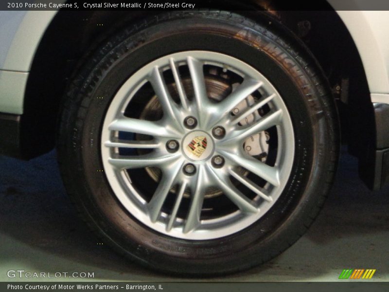 Crystal Silver Metallic / Stone/Steel Grey 2010 Porsche Cayenne S