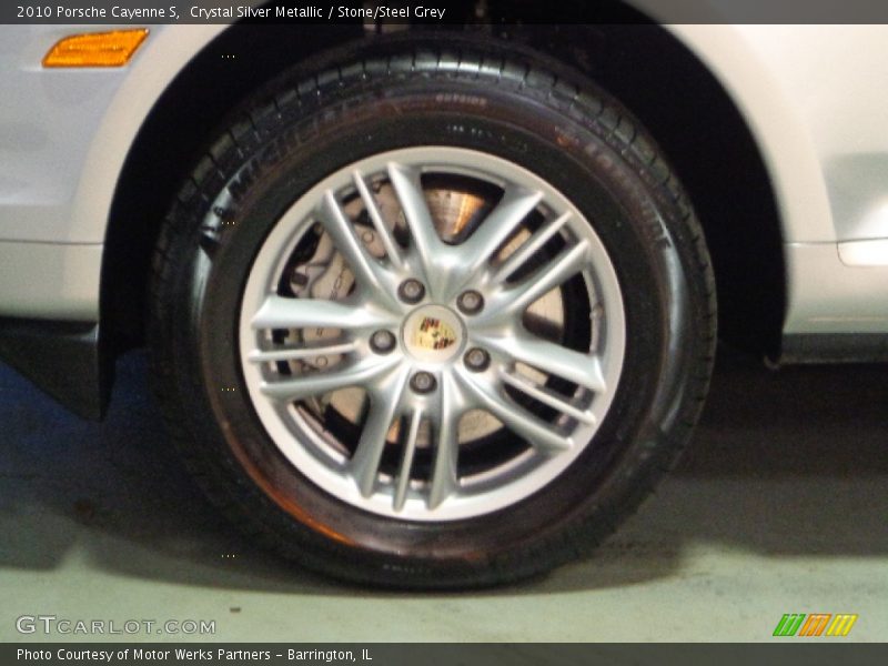 Crystal Silver Metallic / Stone/Steel Grey 2010 Porsche Cayenne S