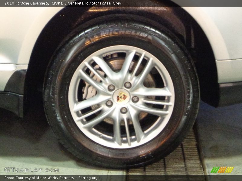 Crystal Silver Metallic / Stone/Steel Grey 2010 Porsche Cayenne S