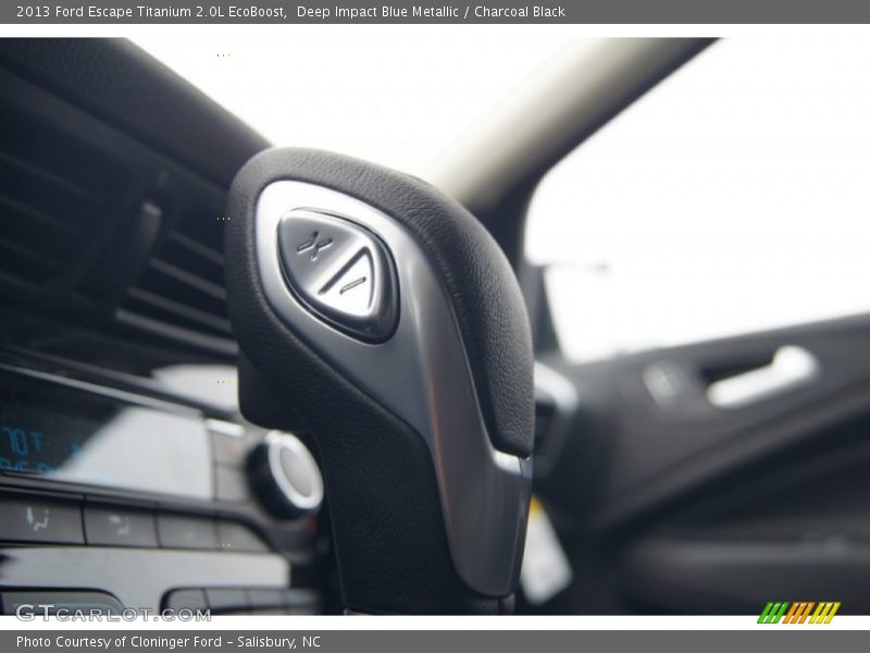 Deep Impact Blue Metallic / Charcoal Black 2013 Ford Escape Titanium 2.0L EcoBoost