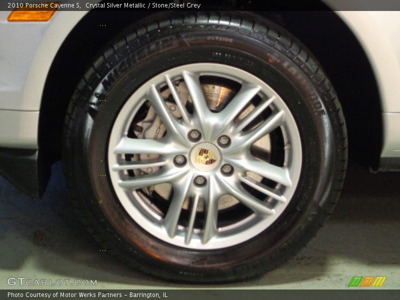 Crystal Silver Metallic / Stone/Steel Grey 2010 Porsche Cayenne S