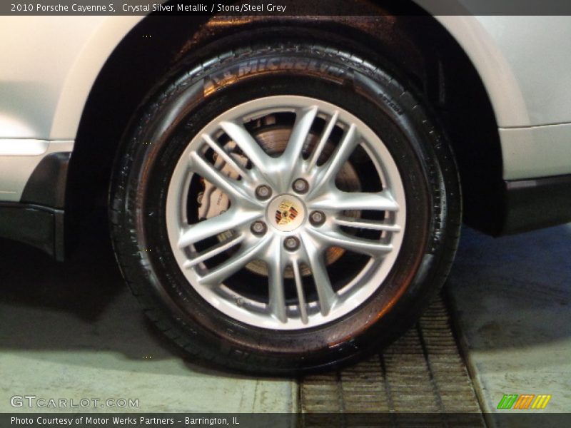 Crystal Silver Metallic / Stone/Steel Grey 2010 Porsche Cayenne S