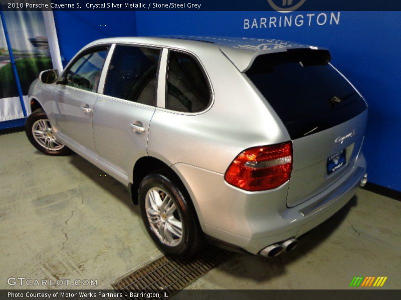 Crystal Silver Metallic / Stone/Steel Grey 2010 Porsche Cayenne S