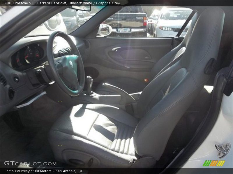 Front Seat of 2000 911 Carrera Cabriolet