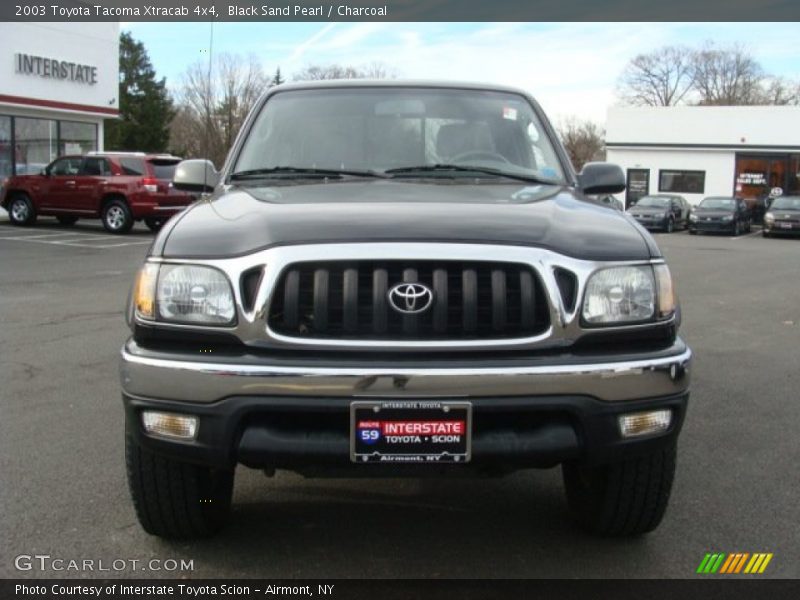 Black Sand Pearl / Charcoal 2003 Toyota Tacoma Xtracab 4x4