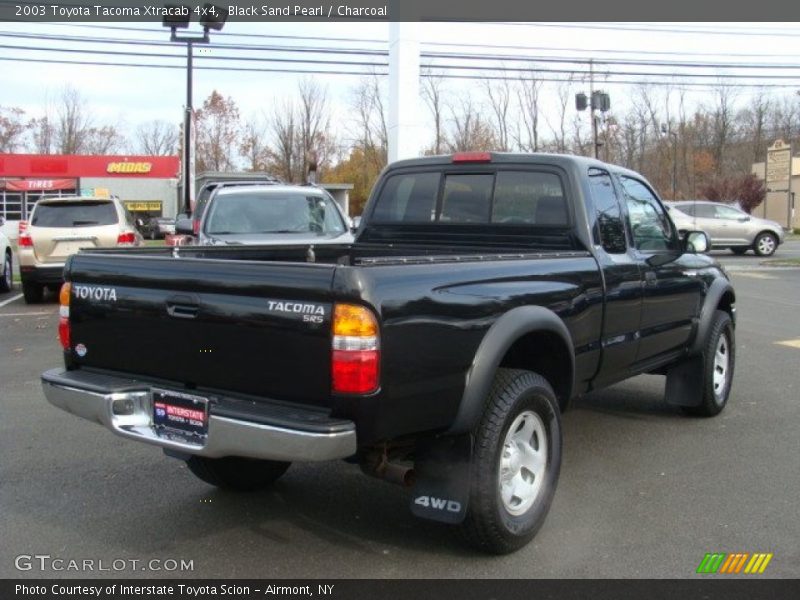 Black Sand Pearl / Charcoal 2003 Toyota Tacoma Xtracab 4x4