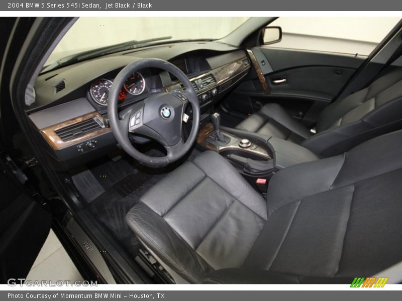 Jet Black / Black 2004 BMW 5 Series 545i Sedan
