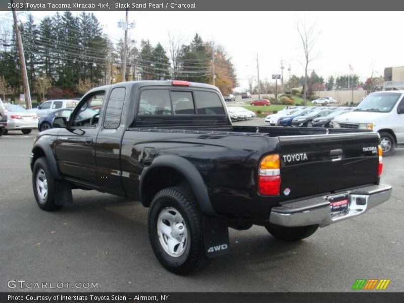 Black Sand Pearl / Charcoal 2003 Toyota Tacoma Xtracab 4x4