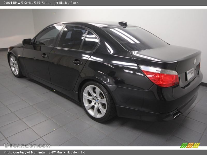 Jet Black / Black 2004 BMW 5 Series 545i Sedan