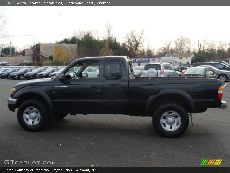Black Sand Pearl / Charcoal 2003 Toyota Tacoma Xtracab 4x4