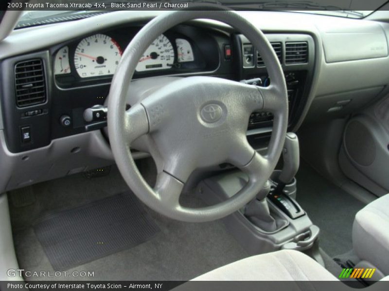 Black Sand Pearl / Charcoal 2003 Toyota Tacoma Xtracab 4x4