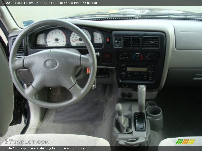 Black Sand Pearl / Charcoal 2003 Toyota Tacoma Xtracab 4x4