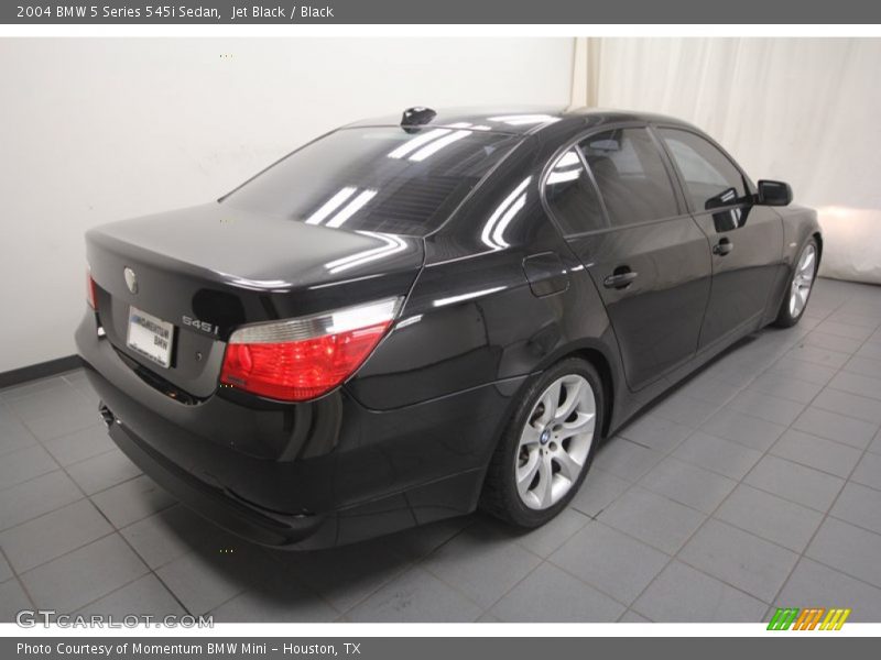 Jet Black / Black 2004 BMW 5 Series 545i Sedan