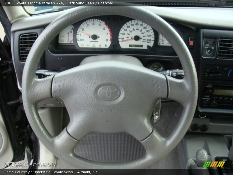 Black Sand Pearl / Charcoal 2003 Toyota Tacoma Xtracab 4x4