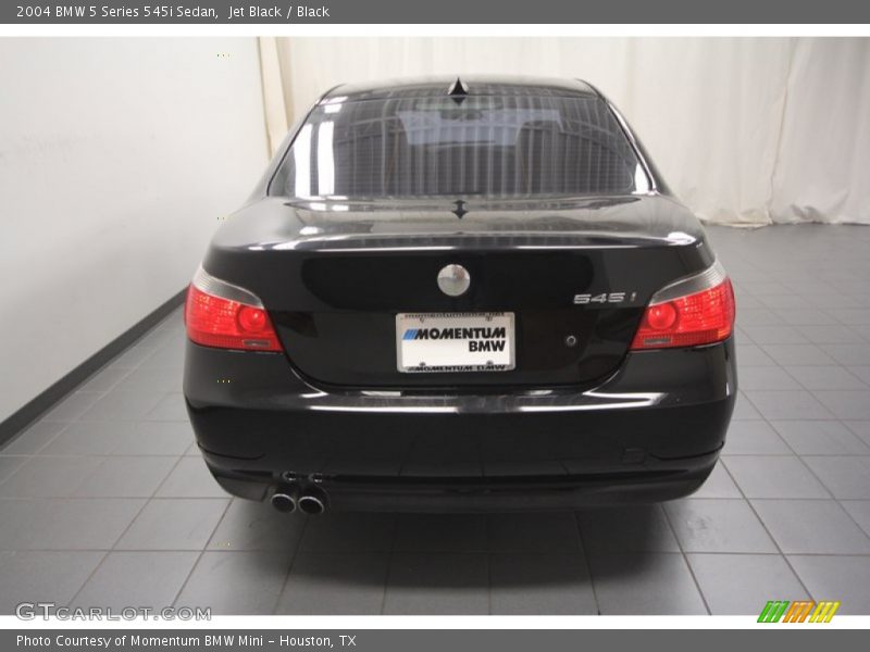 Jet Black / Black 2004 BMW 5 Series 545i Sedan