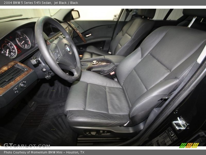 Jet Black / Black 2004 BMW 5 Series 545i Sedan