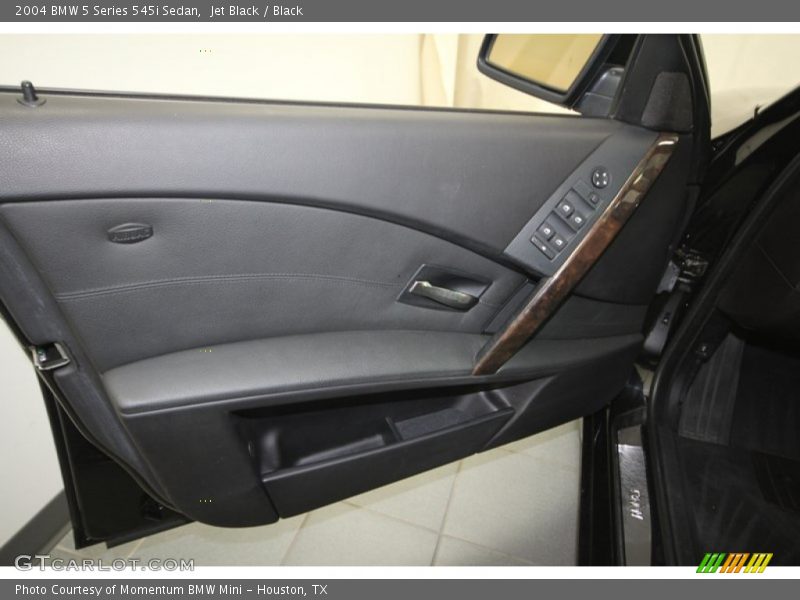 Jet Black / Black 2004 BMW 5 Series 545i Sedan
