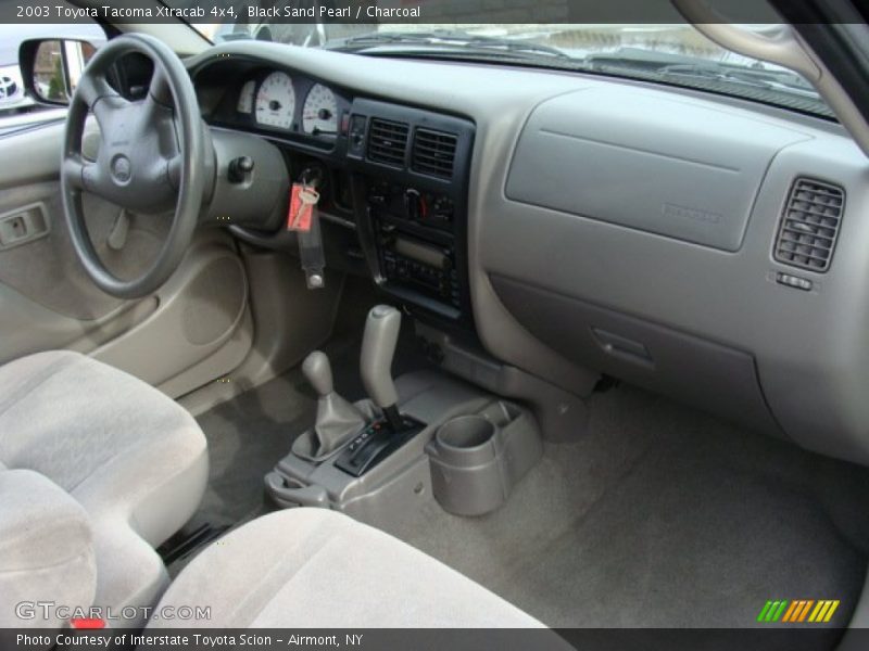 Black Sand Pearl / Charcoal 2003 Toyota Tacoma Xtracab 4x4