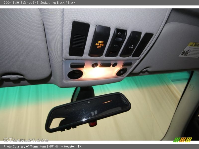 Jet Black / Black 2004 BMW 5 Series 545i Sedan