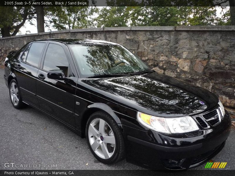 Black / Sand Beige 2005 Saab 9-5 Aero Sedan