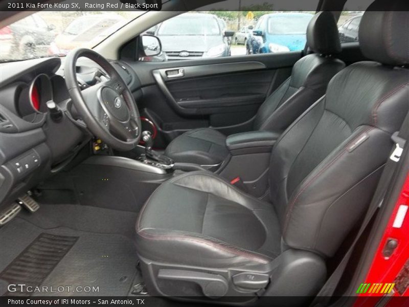 Front Seat of 2011 Forte Koup SX