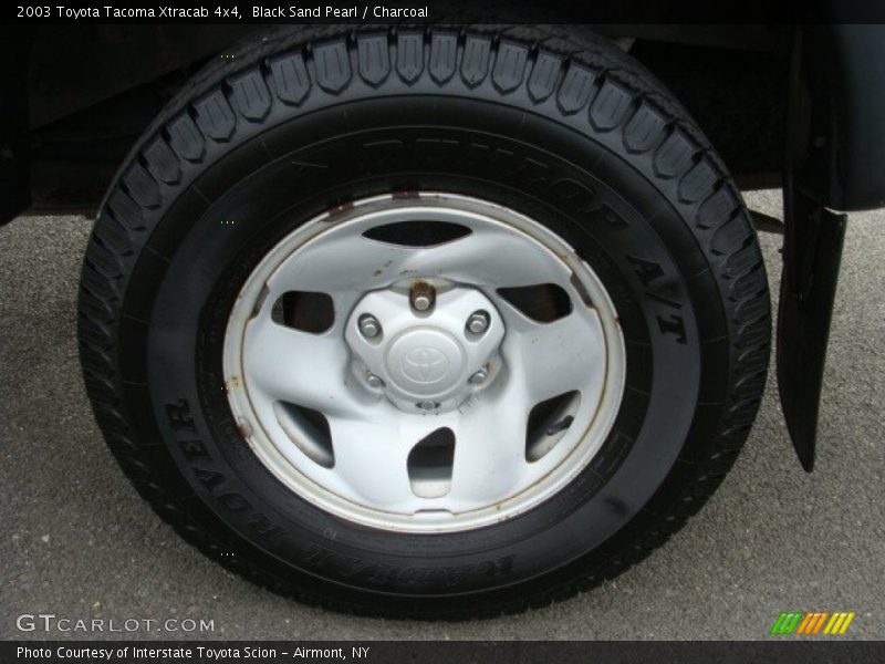 Black Sand Pearl / Charcoal 2003 Toyota Tacoma Xtracab 4x4