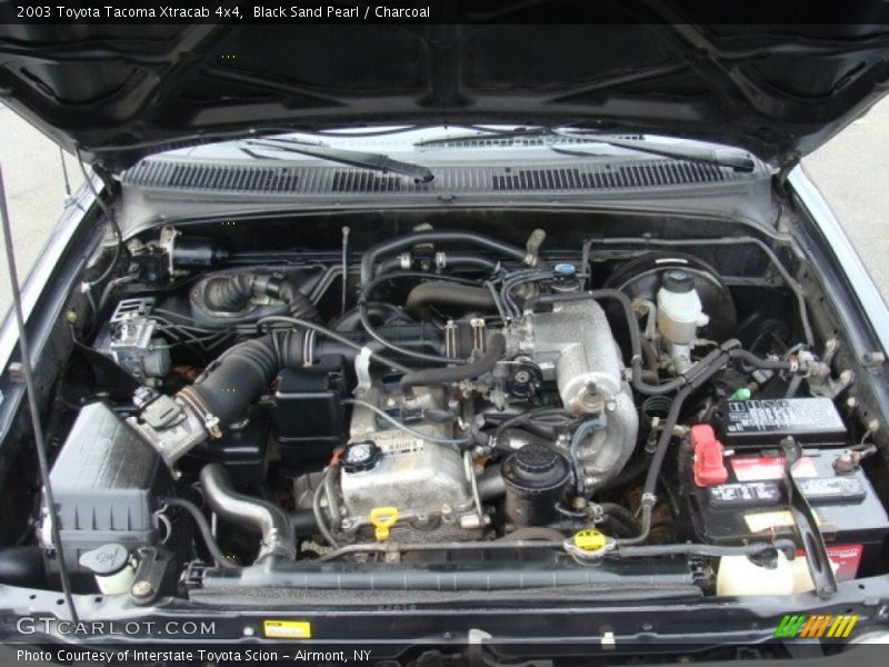 Black Sand Pearl / Charcoal 2003 Toyota Tacoma Xtracab 4x4